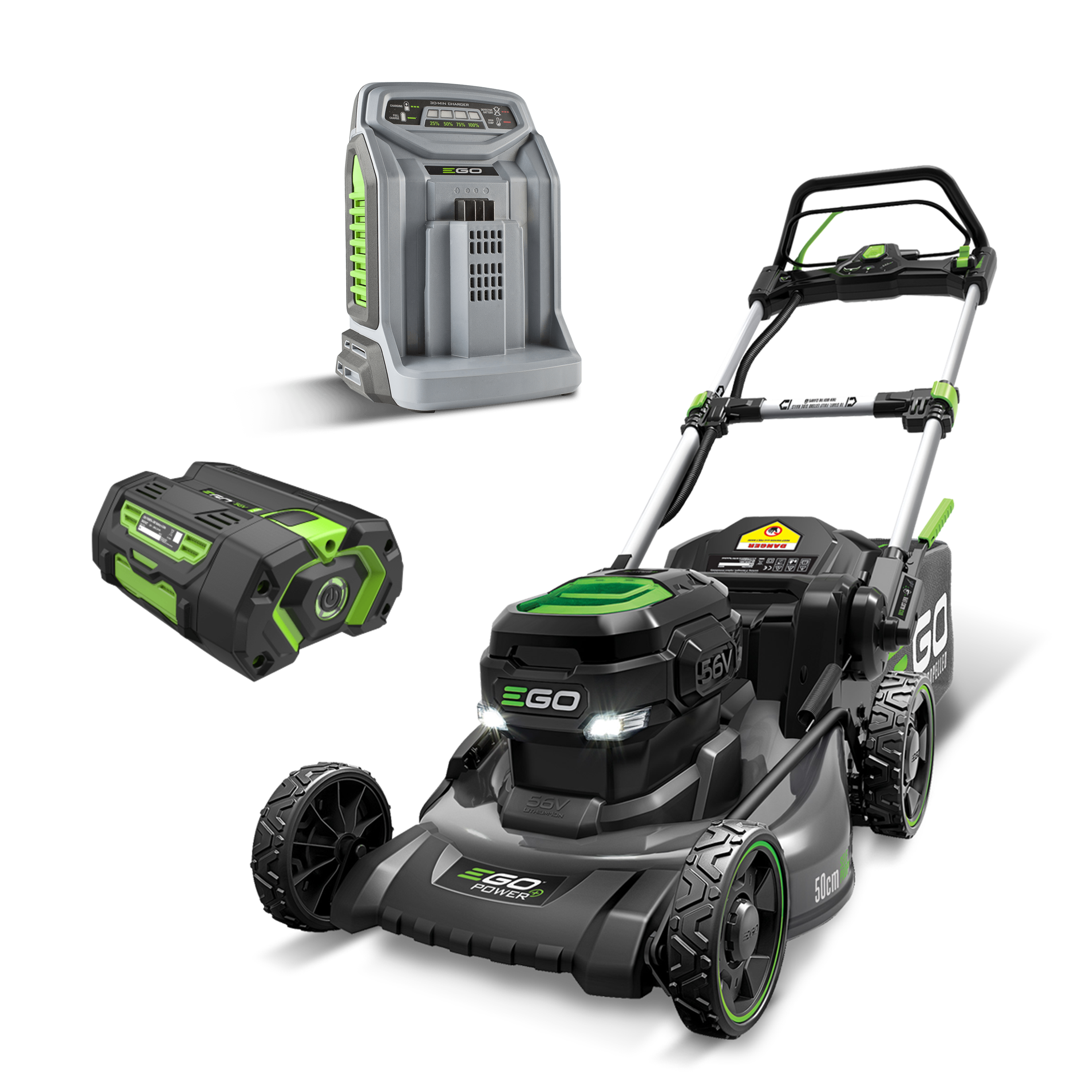 Ego Power LM2021E - SP Akku-Rasenmäher 56V 1x 5,0Ah Batterie + Lader im Karton