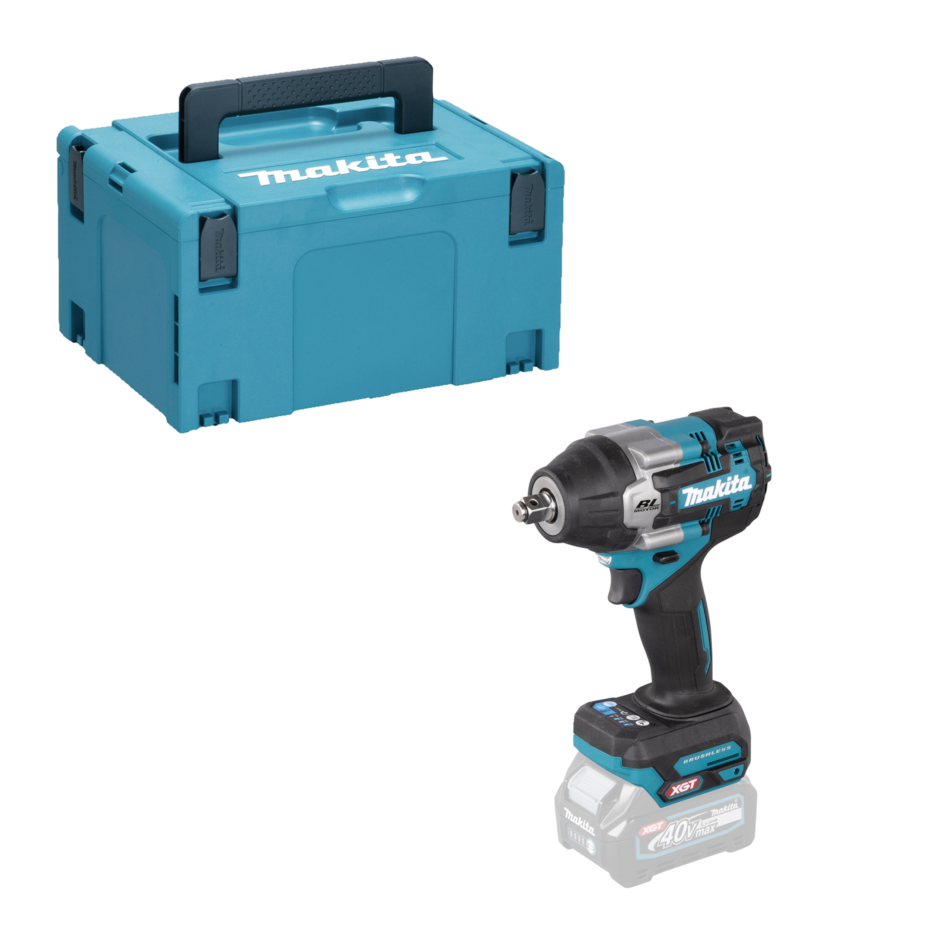 Makita TW007GZ01 Avvitatore ad impulsi 40V senza batteria senza caricatore Makpac
