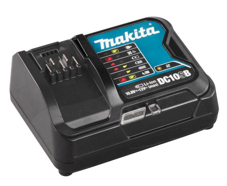 Makita DC10SB Caricabatteria rapido 10,8V-12V 197363-4