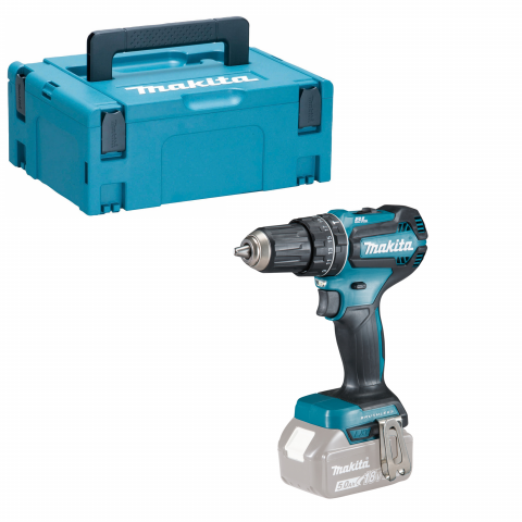 Makita DHP485ZJ Trapano avvitatore a batteria 18V senza batteria senza caricatore Makpac