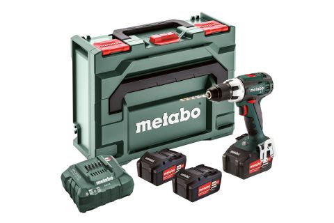 Metabo BS 18 LT Akku-Bohrschrauberset 18V 3x 4,0Ah Akku + Lader im Metabox