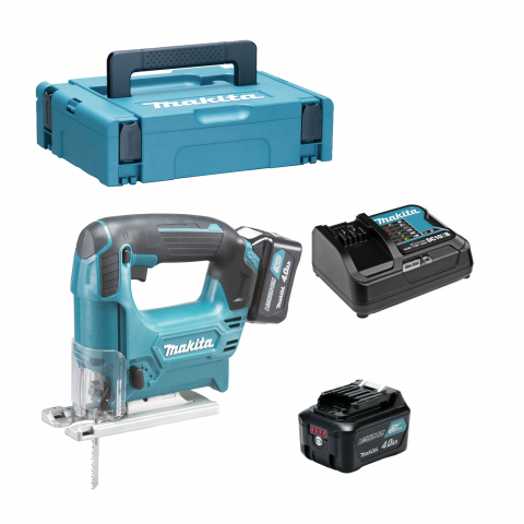 Makita JV101DSMJ Akku-Pendelhubstichsäge 12V 2x 4,0 Ah Akku + Lader im Makpac