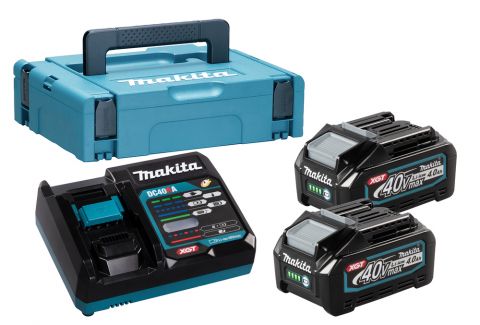 Makita 191J97-1 Akku  Power Source Kit 40V 2x 4,0Ah Batterie + Lader im Makpac
