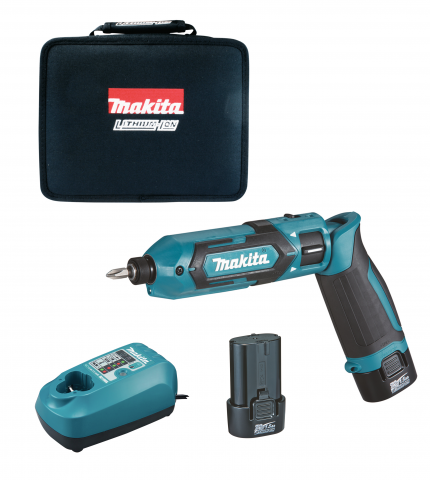 Makita TD022DSE Akku-Schlagschrauber 7,2V 1,5 Ah Akku + Lader in Transporttasche