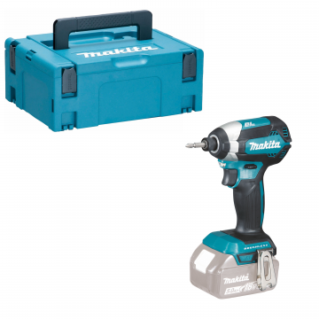 Makita DTD153ZJ Avvitatore ad Impulsi 18v senza Batteria senza Caricatore Makpac 