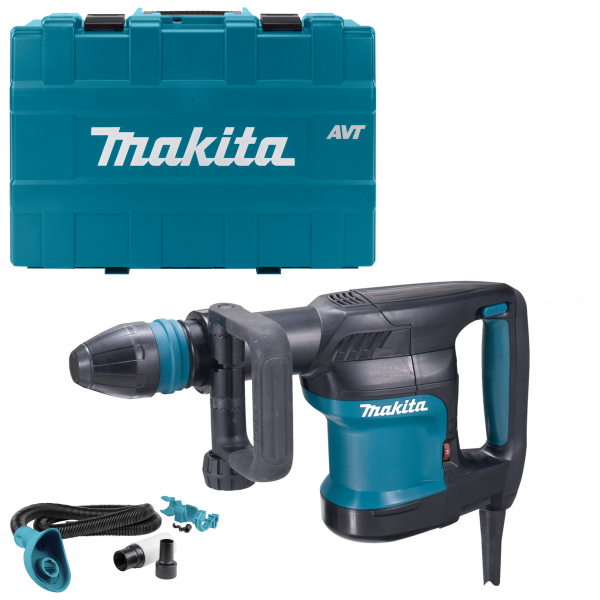 Makita HM0870CV Martello Demolitore kit di aspirazione 1100W SDS-MAX valigetta di trasporto 