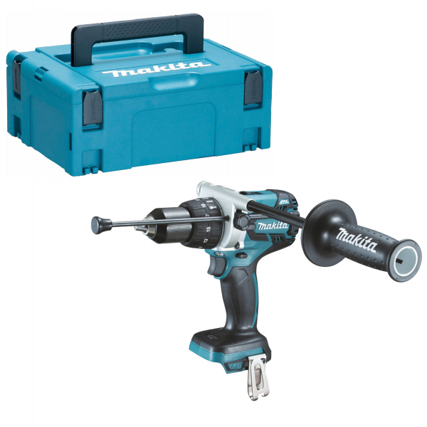 Makita DHP481ZJ Trapano avvitatore a percussione 18v senza Batteria senza Caricatore Makpac 