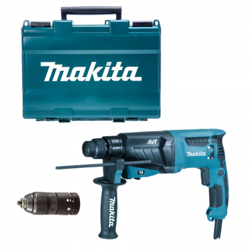 Makita HR2631FT Trapano a percussione 800W valigetta di trasporto