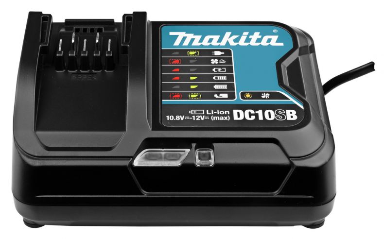 Makita DC10SB Caricabatteria rapido 10,8V-12V 197363-4