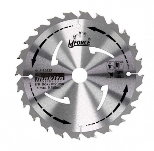 Makita A-89632 Lama per sega 165mm