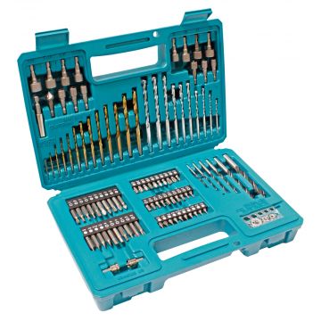 Makita B-68432 Set Bits + Bohrer 102-tlg im Transportkoffer