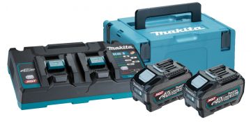 Makita 191U13-9 Kit Energy 40V 2x 5,0Ah caricabatteria Makpac