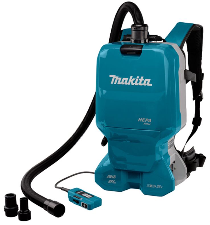 Makita DVC665ZU Akku-Rucksackstaubsauger 18V ohne Akku ohne Lader im Karton