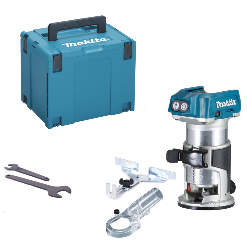 Makita DRT50ZJ Akku-Multifunktionsfräse 18V ohne Akku ohne Lader im Makpac 